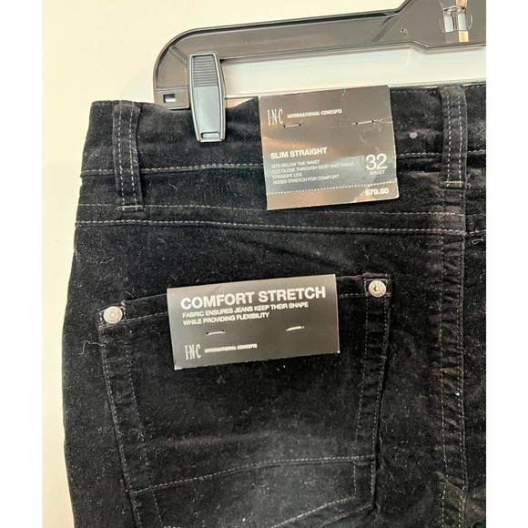 NWT INC International Concepts Slim Straight Jeans Size 32 - Picture 4 of 5